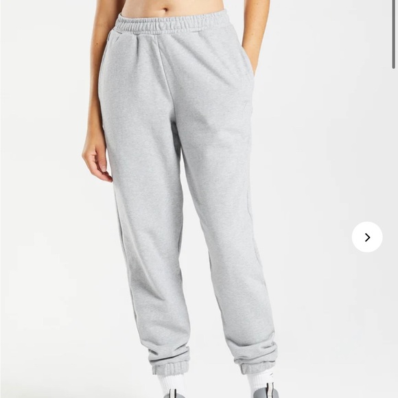 Gymshark Pants - Light Grey Core Marl Rest Day Joggers Gymshark - XL